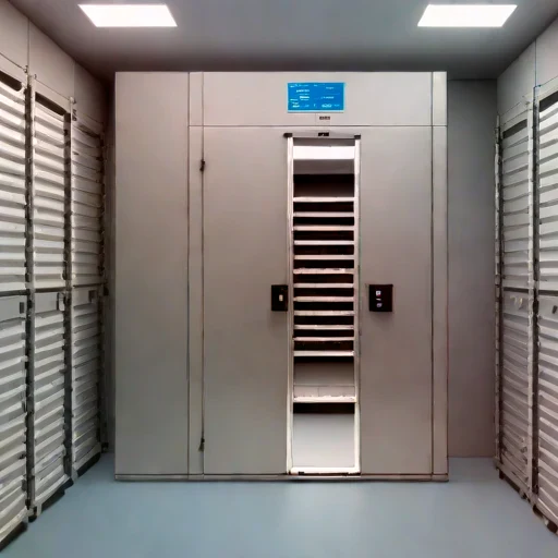 A cryogel-buffered seed locker, photographed against a plain background