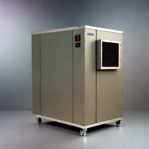 A cryptogamic-dust filter drum, photographed against a plain background