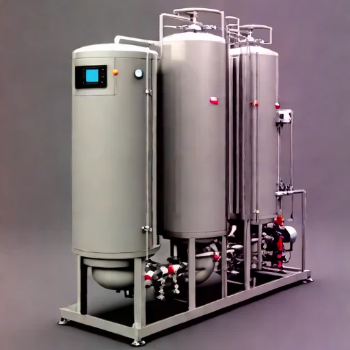 A eutectic-stage freeze concentrator, photographed against a plain background