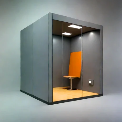 A firn-core acoustic test cell, photographed against a plain background