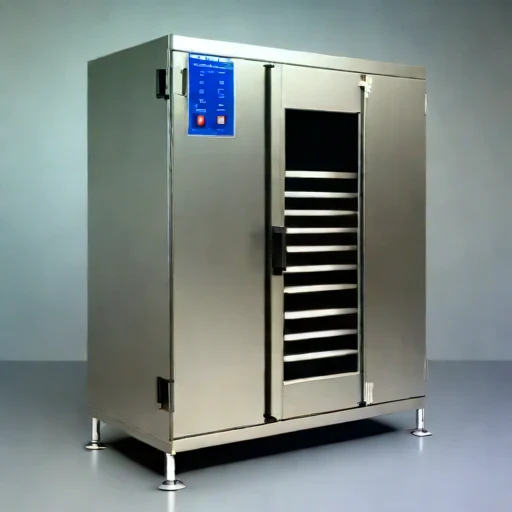 A gilgai-cycle test chamber, photographed against a plain background