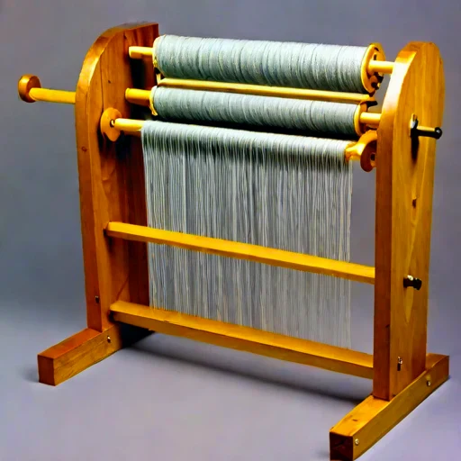 A graded-tephra polishing barrel, photographed against a plain background