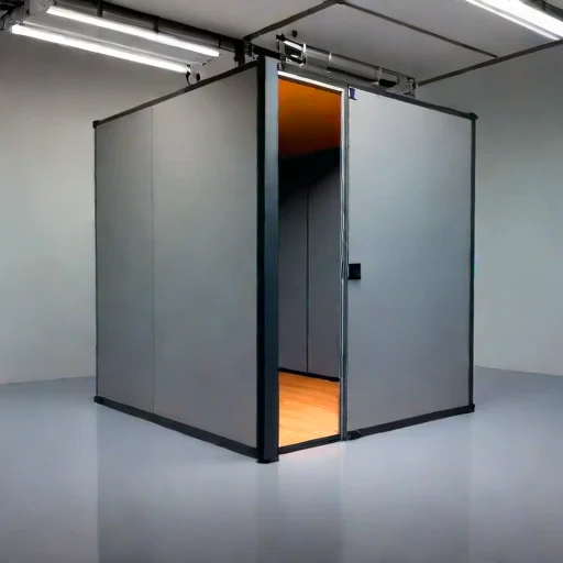 An impact-damped rehearsal loft, photographed against a plain background