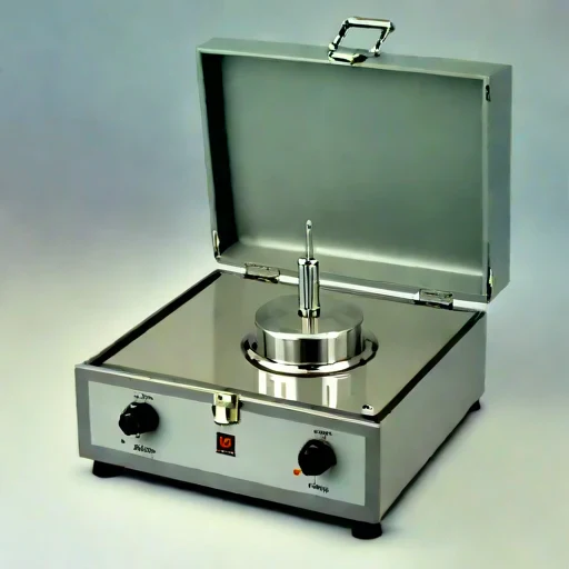 An isostasy-corrected gravity comparator, photographed against a plain background