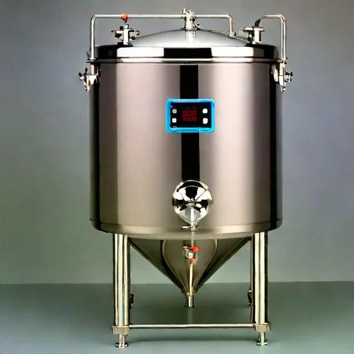 A karst-air inoculation fermenter, photographed against a plain background