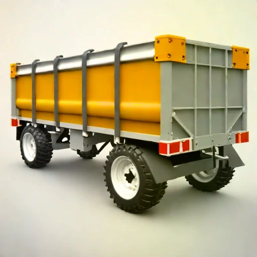 A katabatic-snowdrift hauler, photographed against a plain background