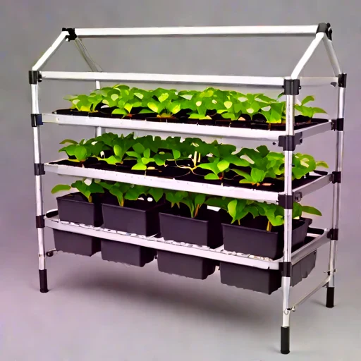 A matric-potential wicking bed, photographed against a plain background
