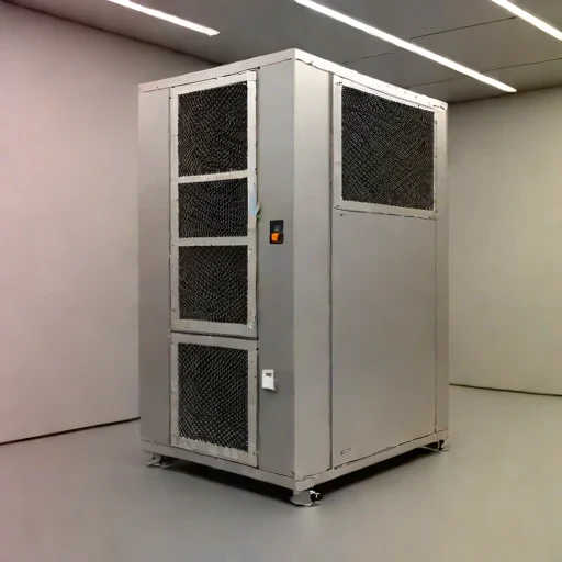 A modal-density duct silencer, photographed against a plain background