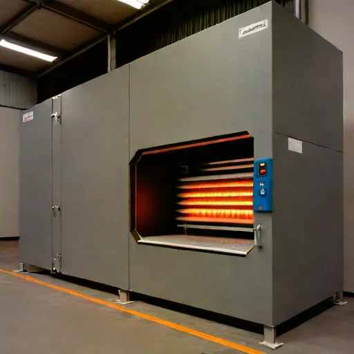 A pahoehoe-flow glaze kiln, photographed against a plain background
