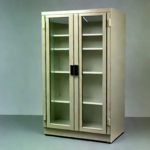 A permafrost-core archive vault, photographed against a plain background