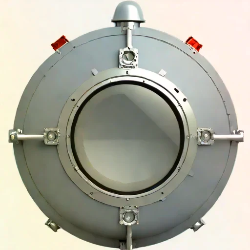An upwelling-plume drift station, photographed against a plain background